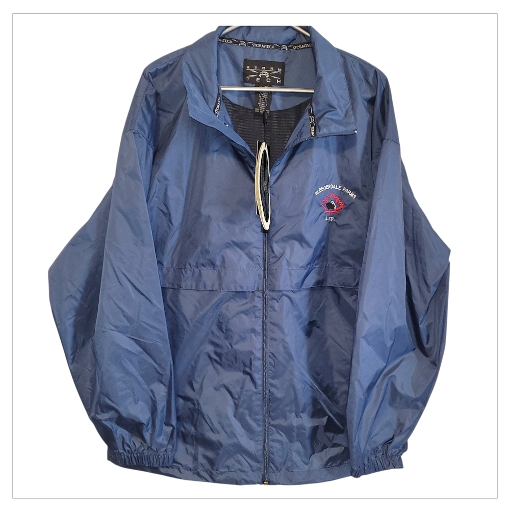 Stormtech Men’s XL Windbreaker Jacket NWT Blue Lightweight Zip Outdoor